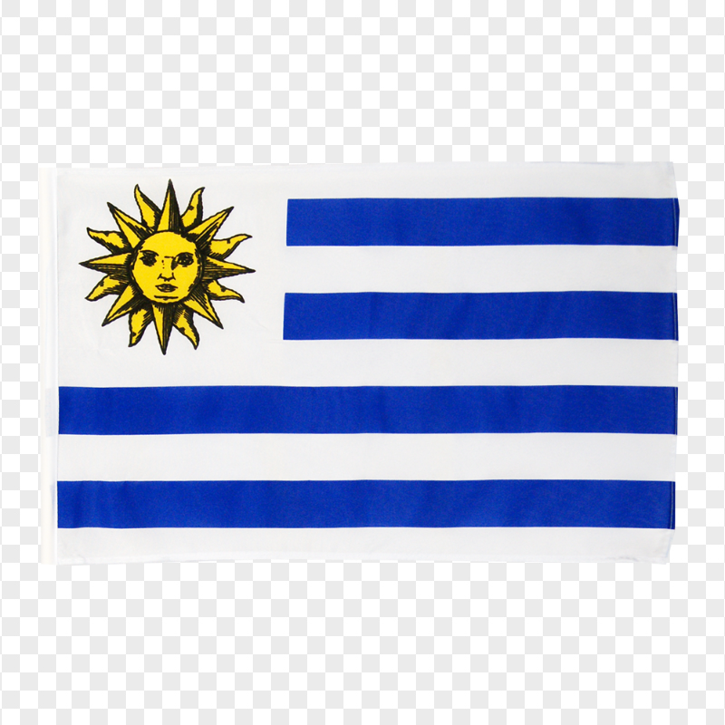 Realistic Uruguay Flag Transparent PNG