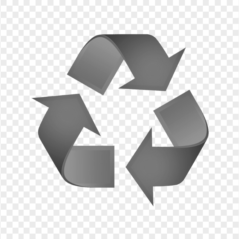 Recycle Recycling Gray Logo Icon PNG