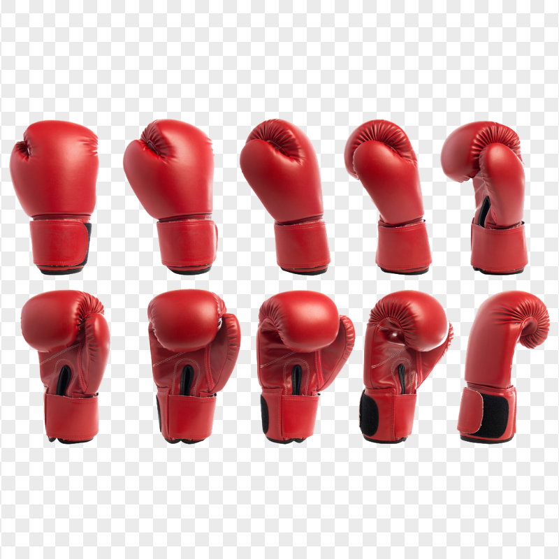 Red Boxing Glove Box Sport Fight Fighting View