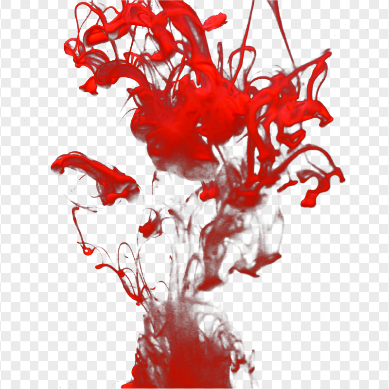 Red Color Painting Paint Splash Effect