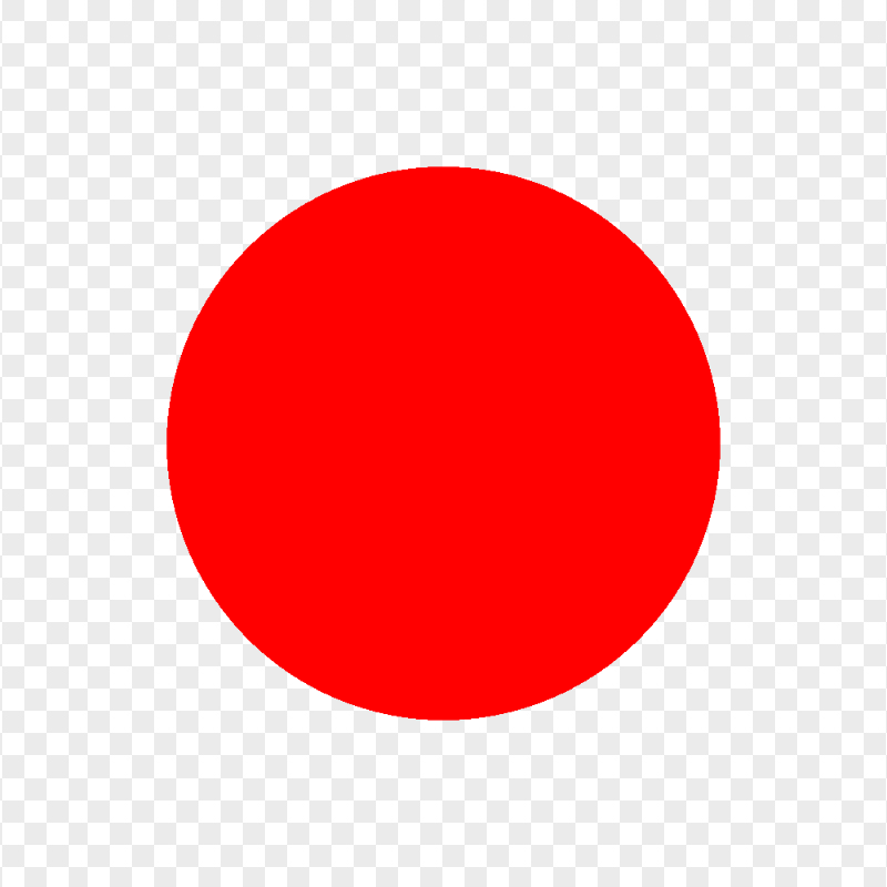 Red Dot Circle Icon Transparent Background