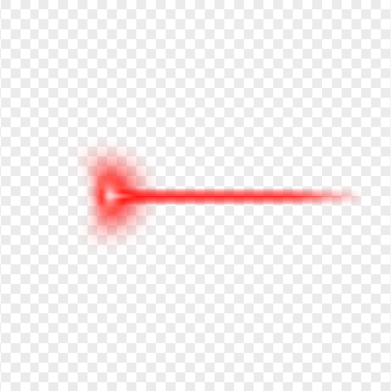 Red Glowing Laser Effect PNG