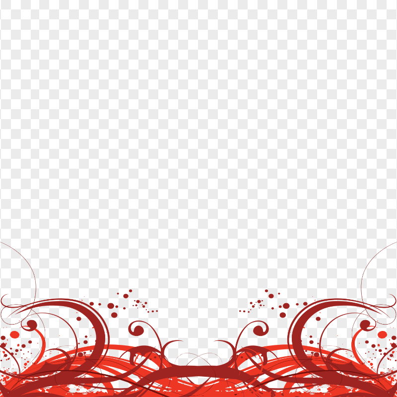 Red Lines Abstraction Art PNG