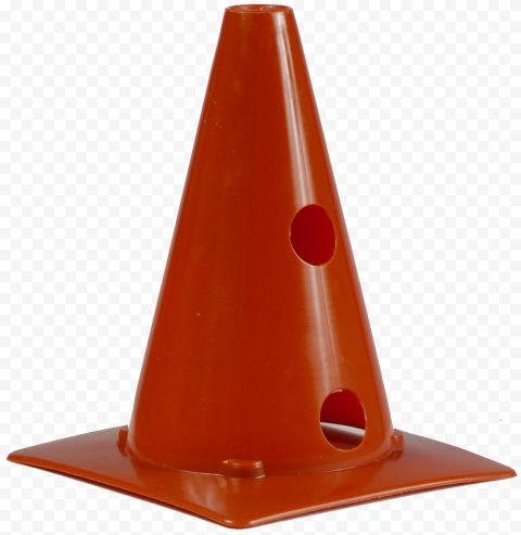 Red Plastic Sport Cone HD PNG