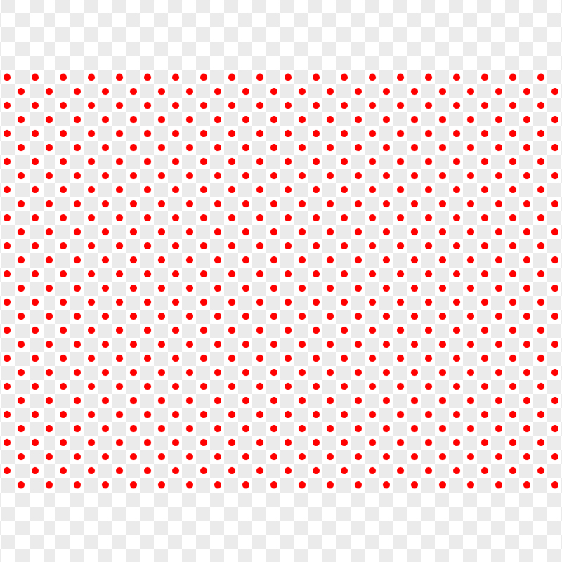 Red Polka Dots Halftone Texture PNG