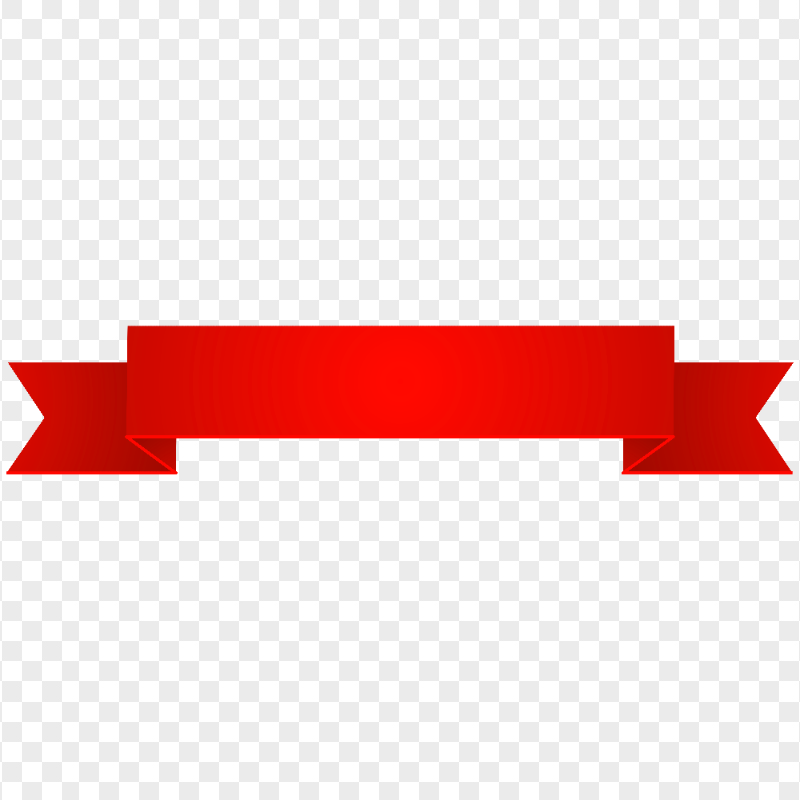 Red Ribbon Banner Illustration PNG