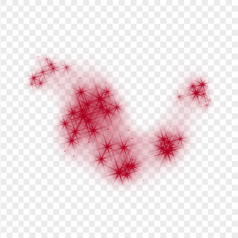 Red Sparkle Star Thumbnail Effect