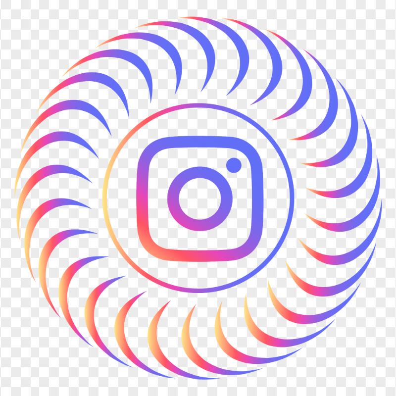 Round Instagram Circular Style Icon