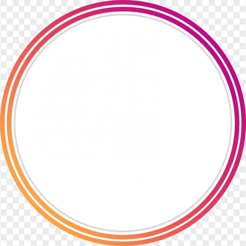 Round Instagram Stories Profile Ring Icon