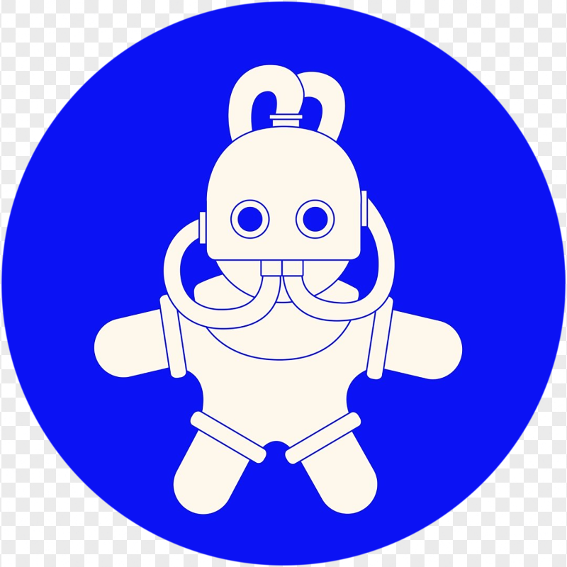 Round Mac Miller Swimming Logo