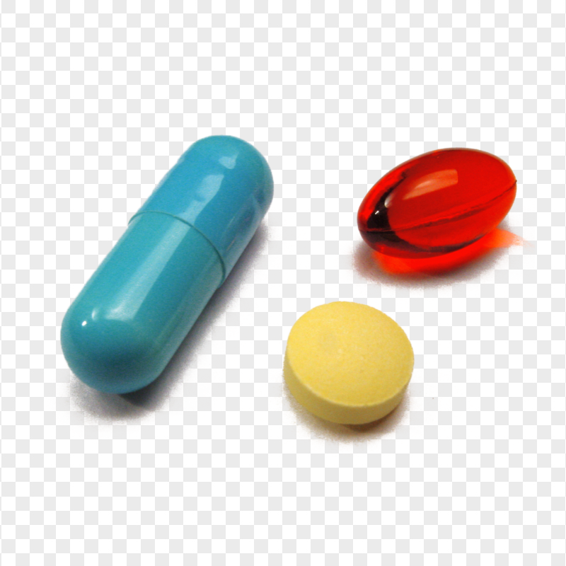 Round Oval Pills Drugs Medication Capsules