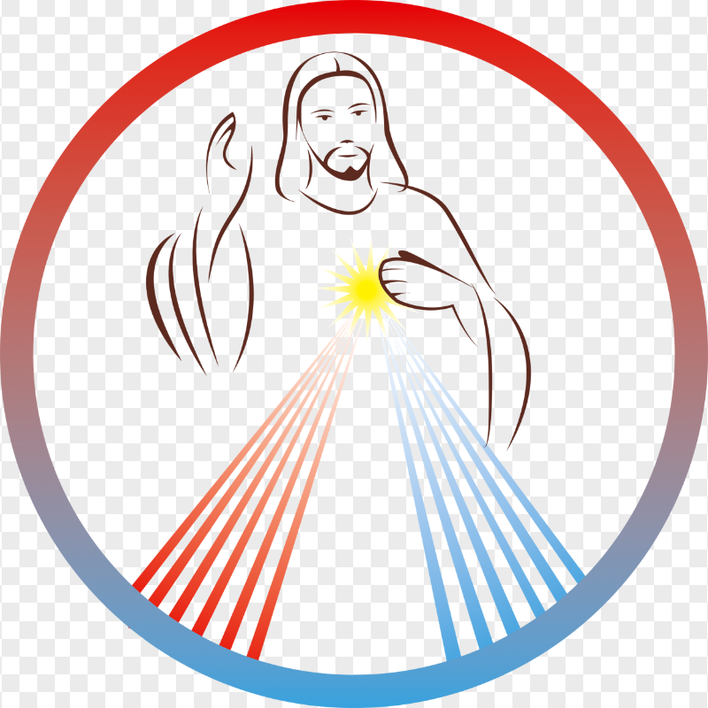 Sacred Holy Jesus Christ Chaplet Divine Mercy Icon