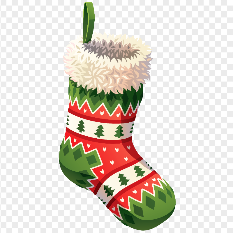 Santa Christmas Shoe Illustration Transparent PNG