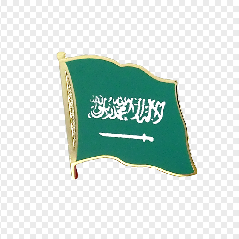 Saudi Arabia Lapel Pin Flag PNG