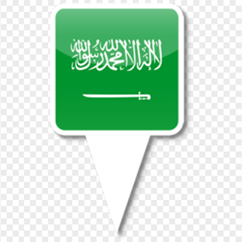 Saudi Arabia Map Pin Icon PNG