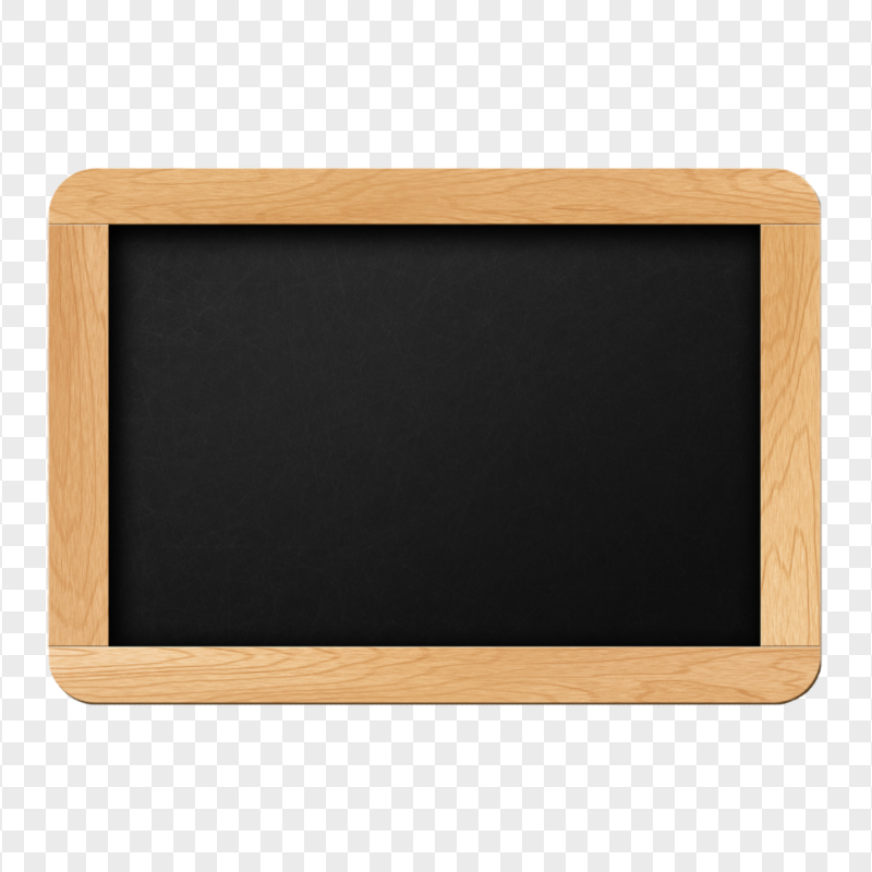 School Wooden Framed Chalkboard PNG IMG