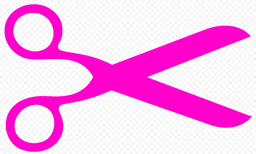 Scissors Pink Silhouette Icon Transparent Background Citypng