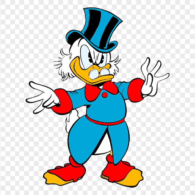 Scrooge McDuck Donald Duck Character PNG Image