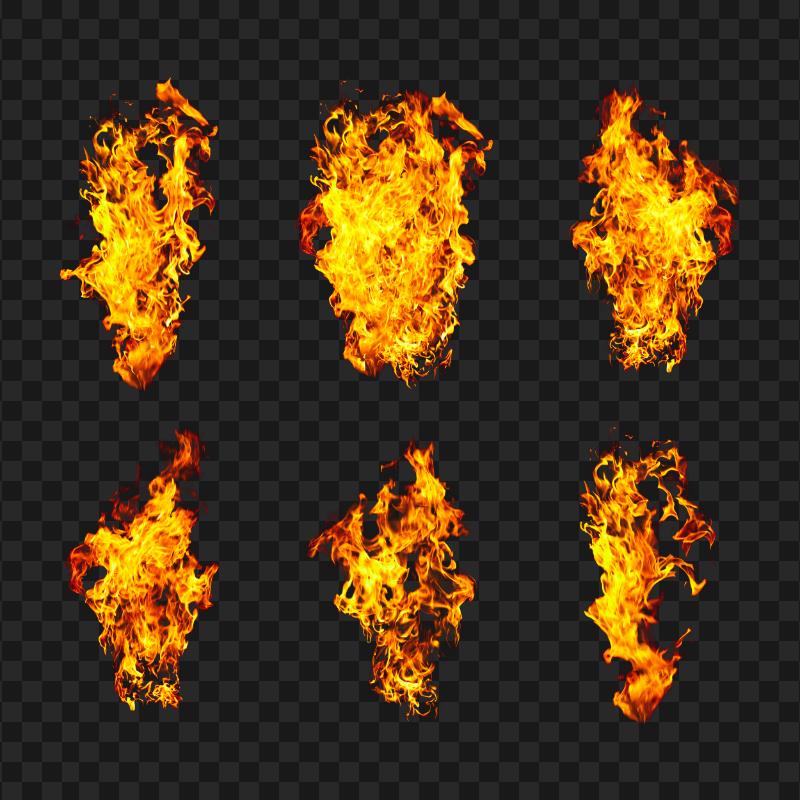 Fire Shape Ref HD Collection Of Different Realistic Fire Shapes PNG | Citypng