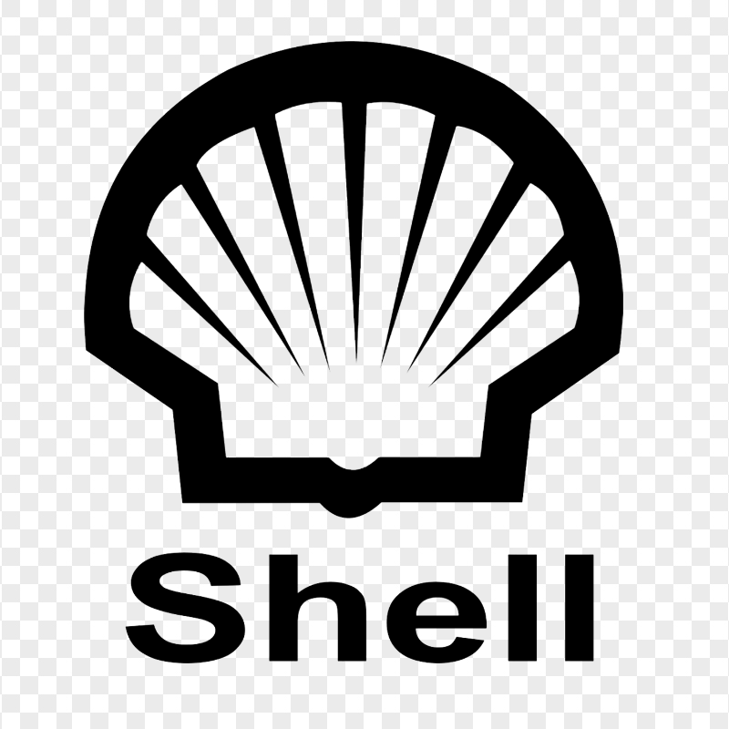 Shell Black Logo Transparent Background
