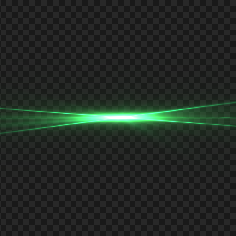 Shining Green Light Flare Effect Transparent PNG