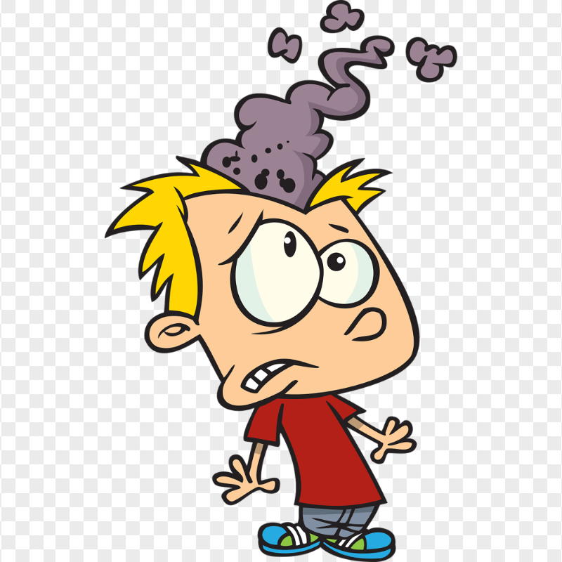 Sick Boy Smoke Comes Out Of His Brain Headache