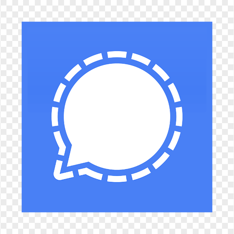 Signal Private Messenger Square App Logo Icon PNG