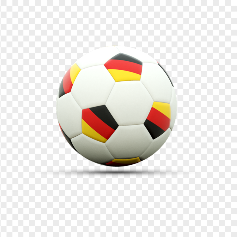 Soccer Football Ball With Germany Flags HD PNG