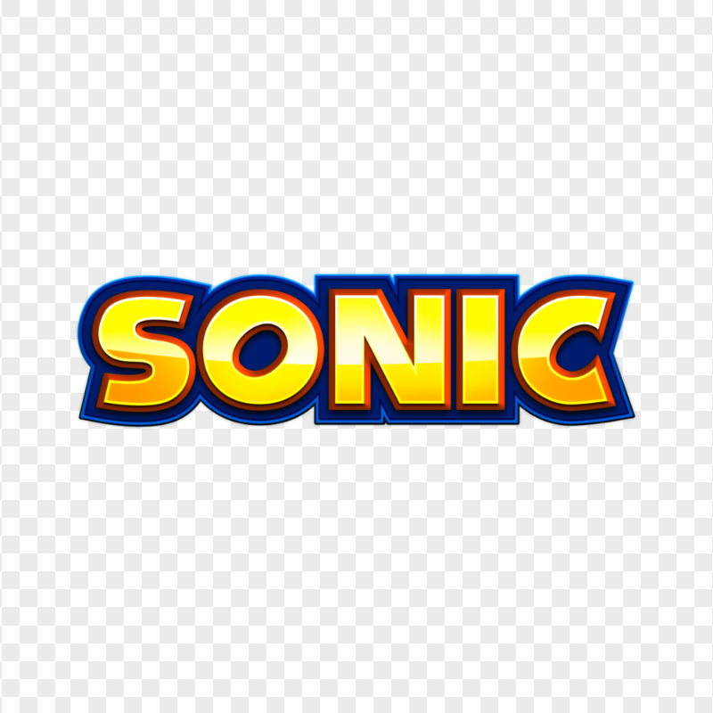 Sonic Logo Word Art FREE PNG