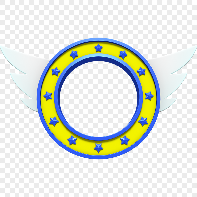 Sonic Mania Blank Ring Logo PNG