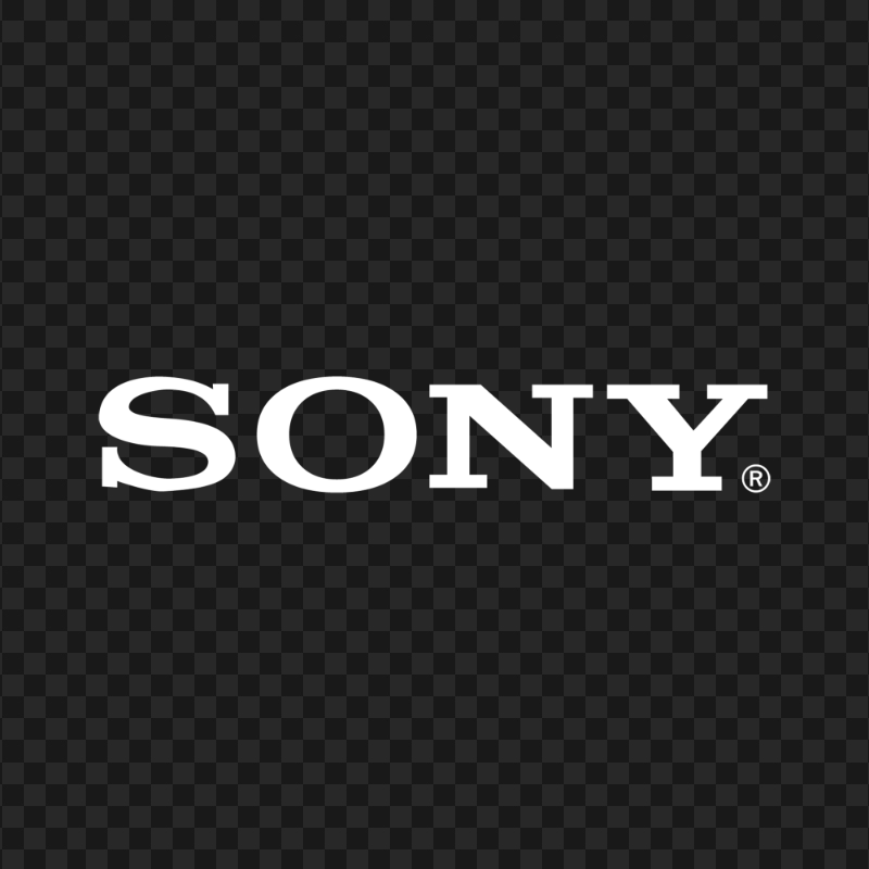 Sony White Logo Image PNG