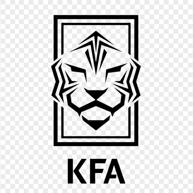 South Korea National Football Team Black Logo