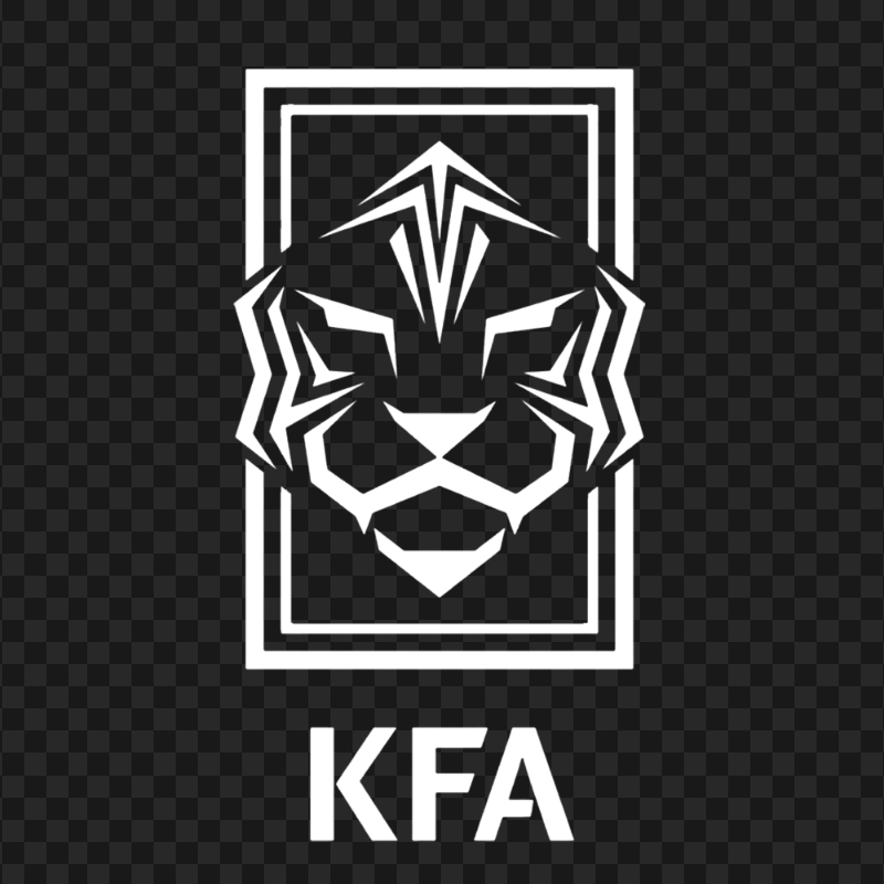 South Korea National Football Team White Logo