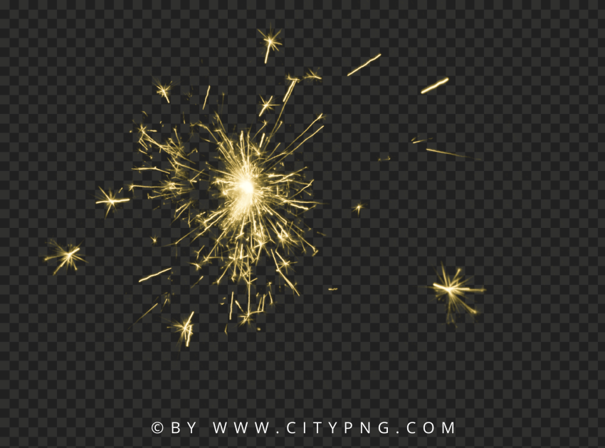 Spark Fireworks Effect HD Transparent Background