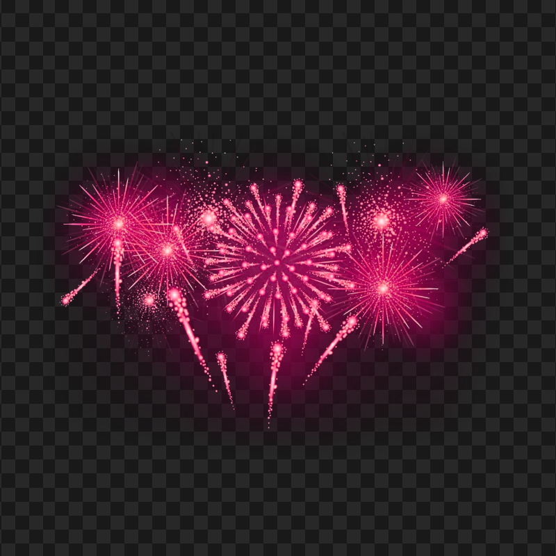 Sparkle Pink Fireworks Download PNG