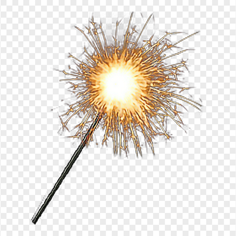 Sparkler Candle Celebration PNG