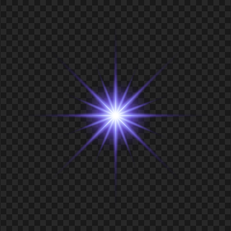 Sparkling Shining Purple Star Light FREE PNG