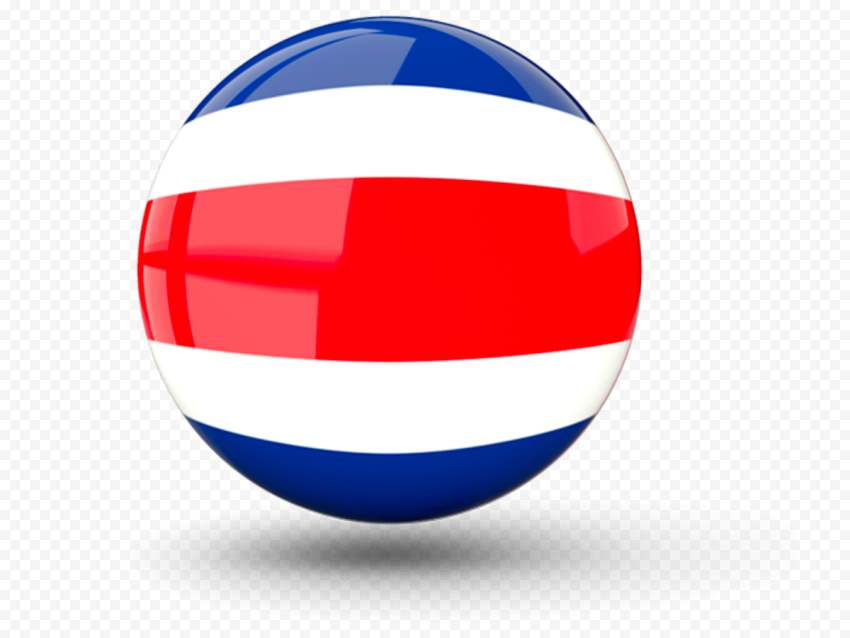 Sphere Circle Costa Rica Flag Icon PNG Image Citypng