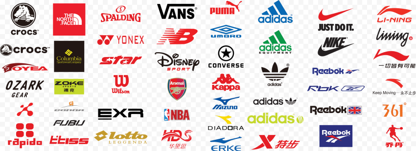Sports Brands Logos PNG