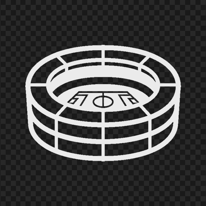 Sports Football Stadium Gray Icon Download PNG