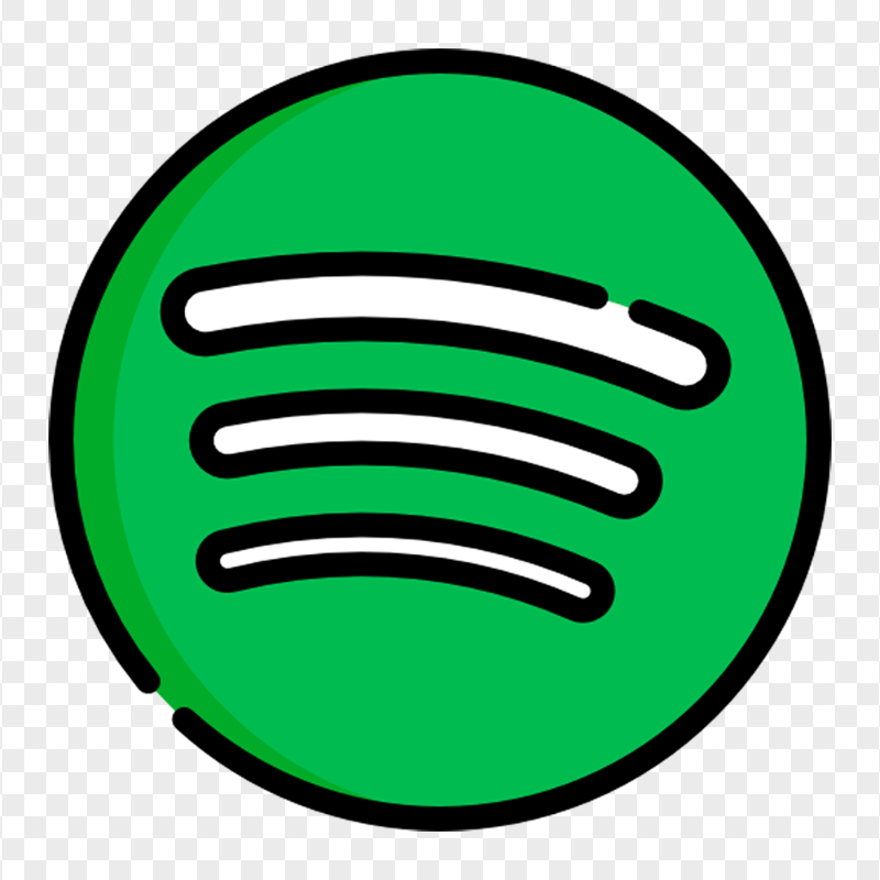 Spotify Vector Round Icon PNG