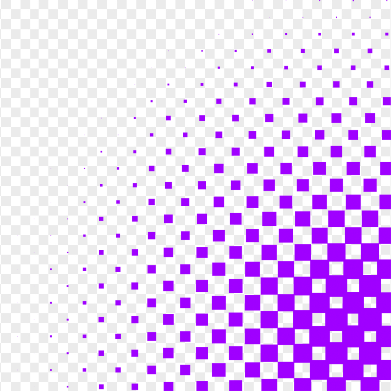 Square Purple Halftone Corner Transparent PNG