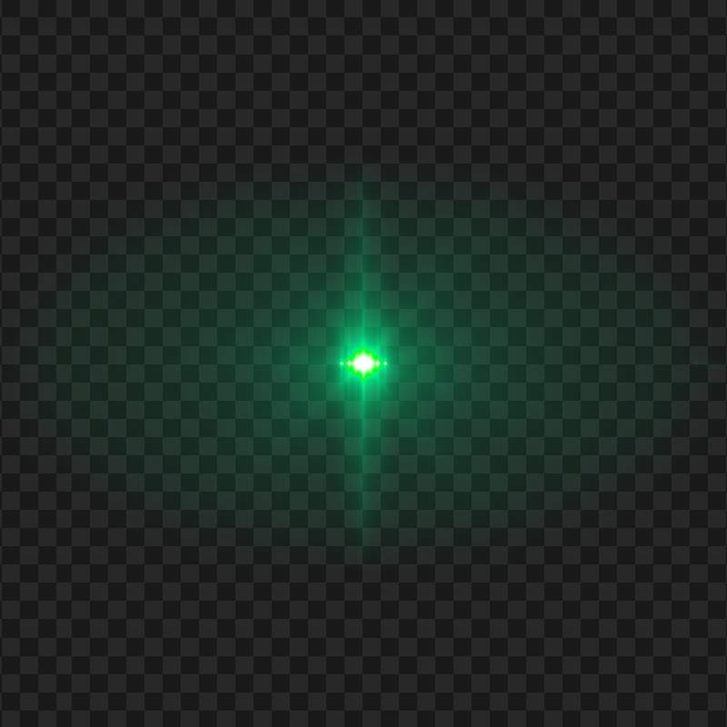 Star Light Flare Green Effect FREE PNG