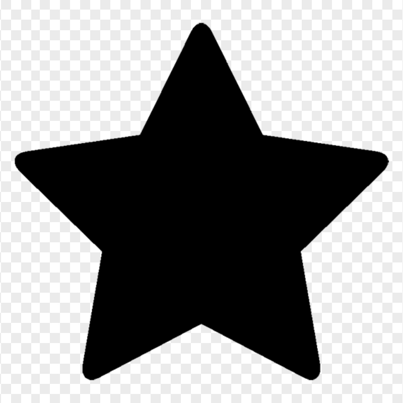 Star Silhouette Black Icon FREE PNG