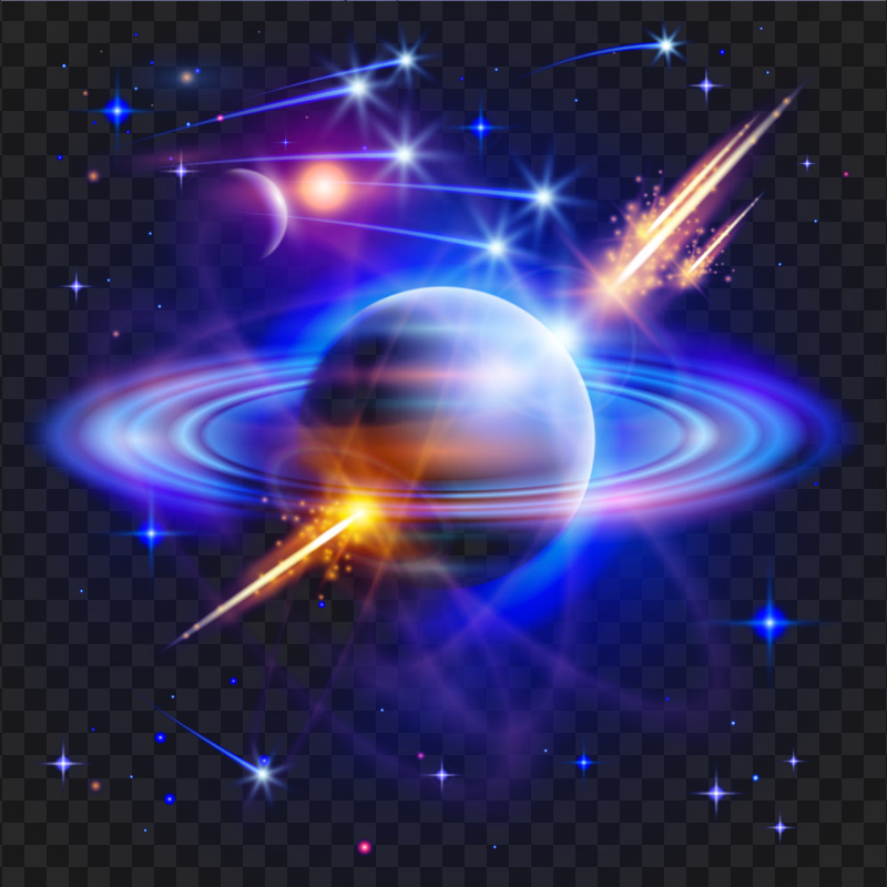 Stars Galaxy Planet Illustration Transparent PNG