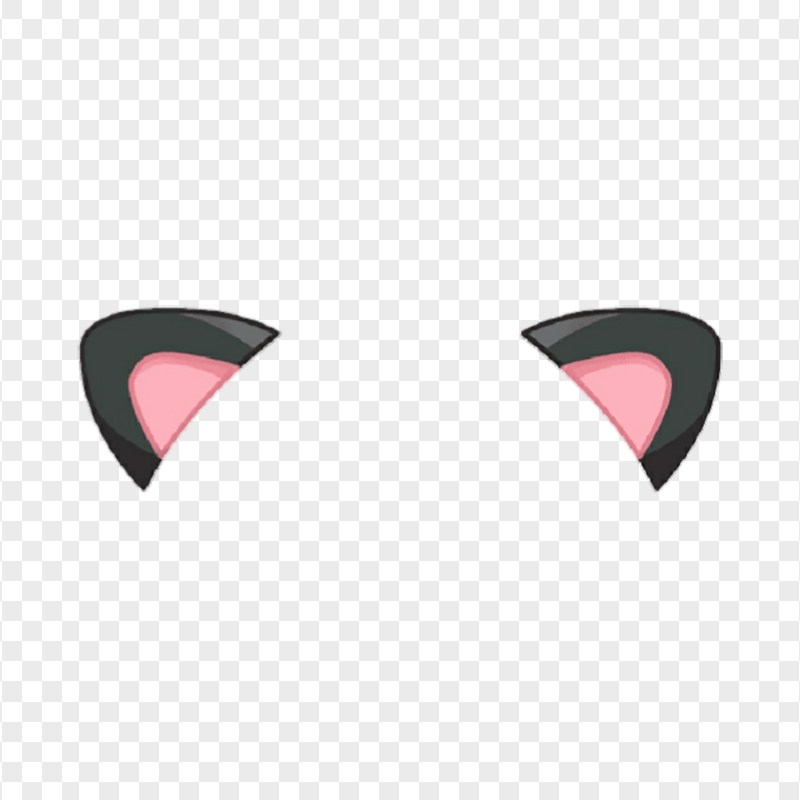 Sticker Of Cute Kawaii Cat Ears Transparent Background