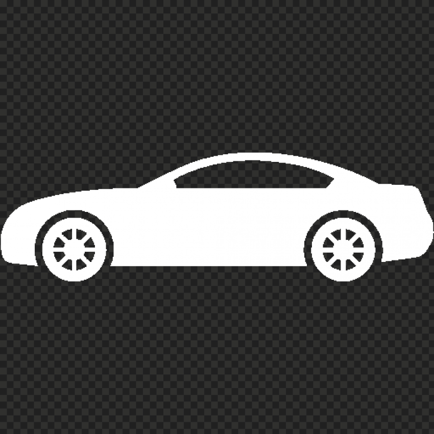 Supercar Sport Car White Icon HD PNG Citypng