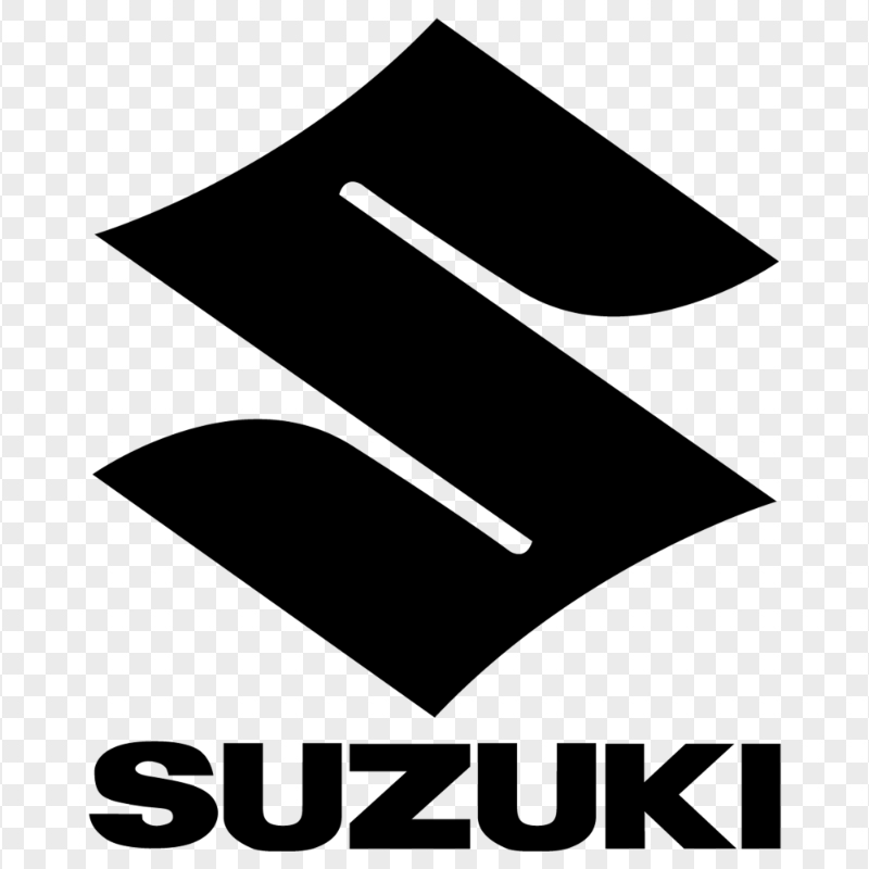 Suzuki Black Logo Transparent PNG