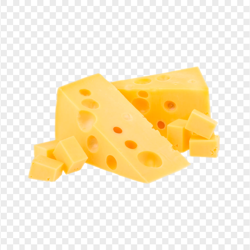 Swiss Emmental Gruyere Milk Cheese Image PNG