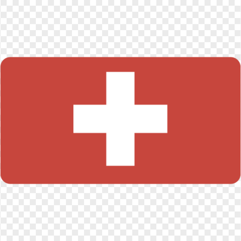 Switzerland Swiss Banner Flag Icon PNG